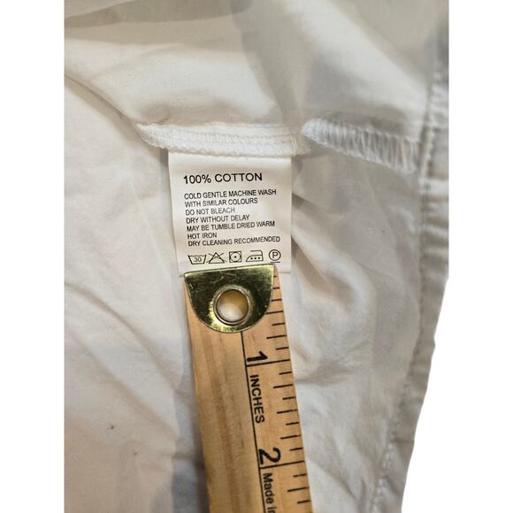 Cult Button Down Collared Skull Art Graphic Men's White Shirt Size XL - Picture 8 of 9